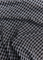 HARRISON PLAID - Black Tablecloth