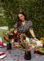 HARRISON PLAID - Black Tablecloth