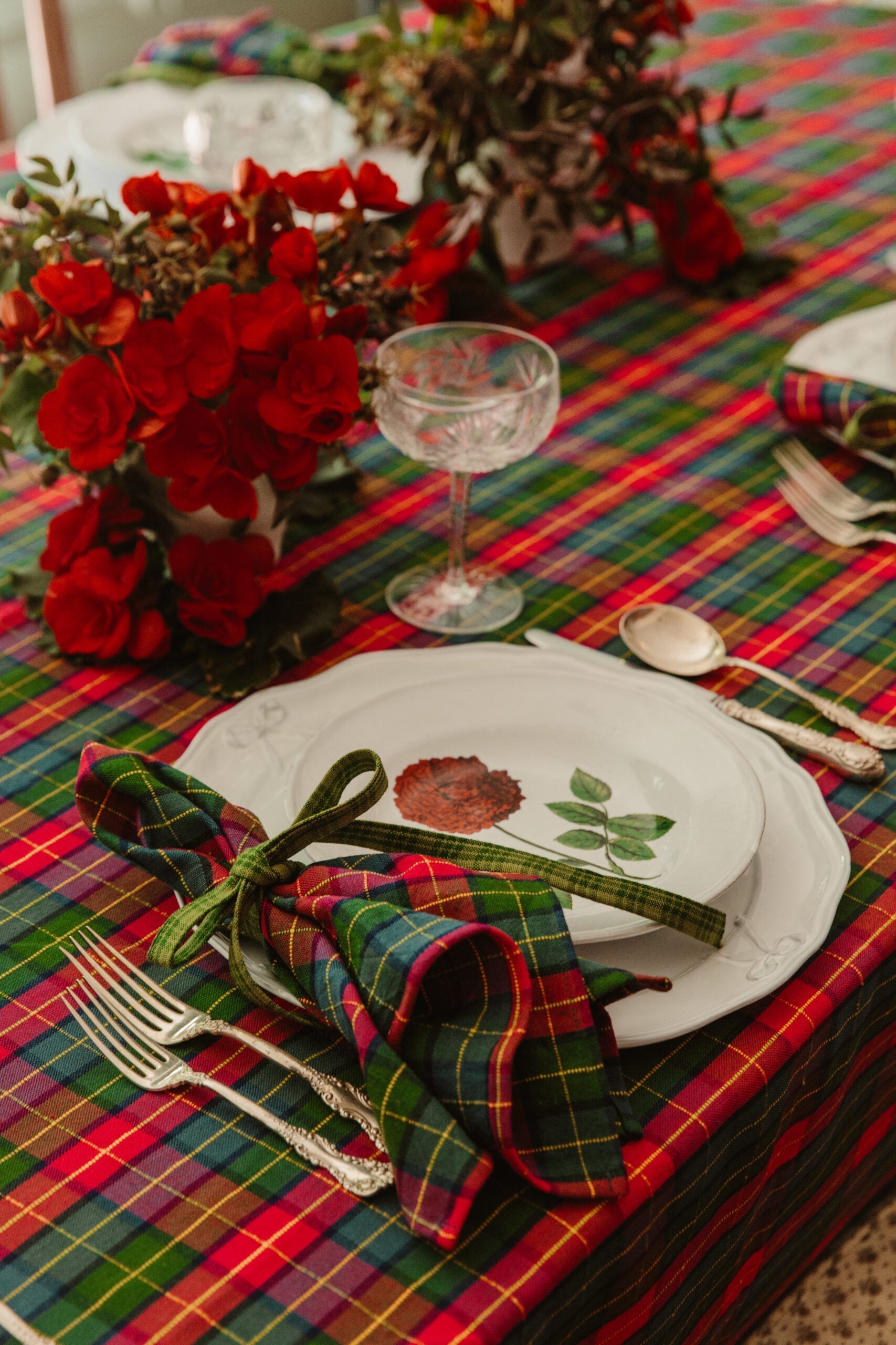 HOLLY PLAID -  Multi Color Napkins