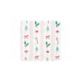 Festive Icon Stripes Small Napkins (x16)
