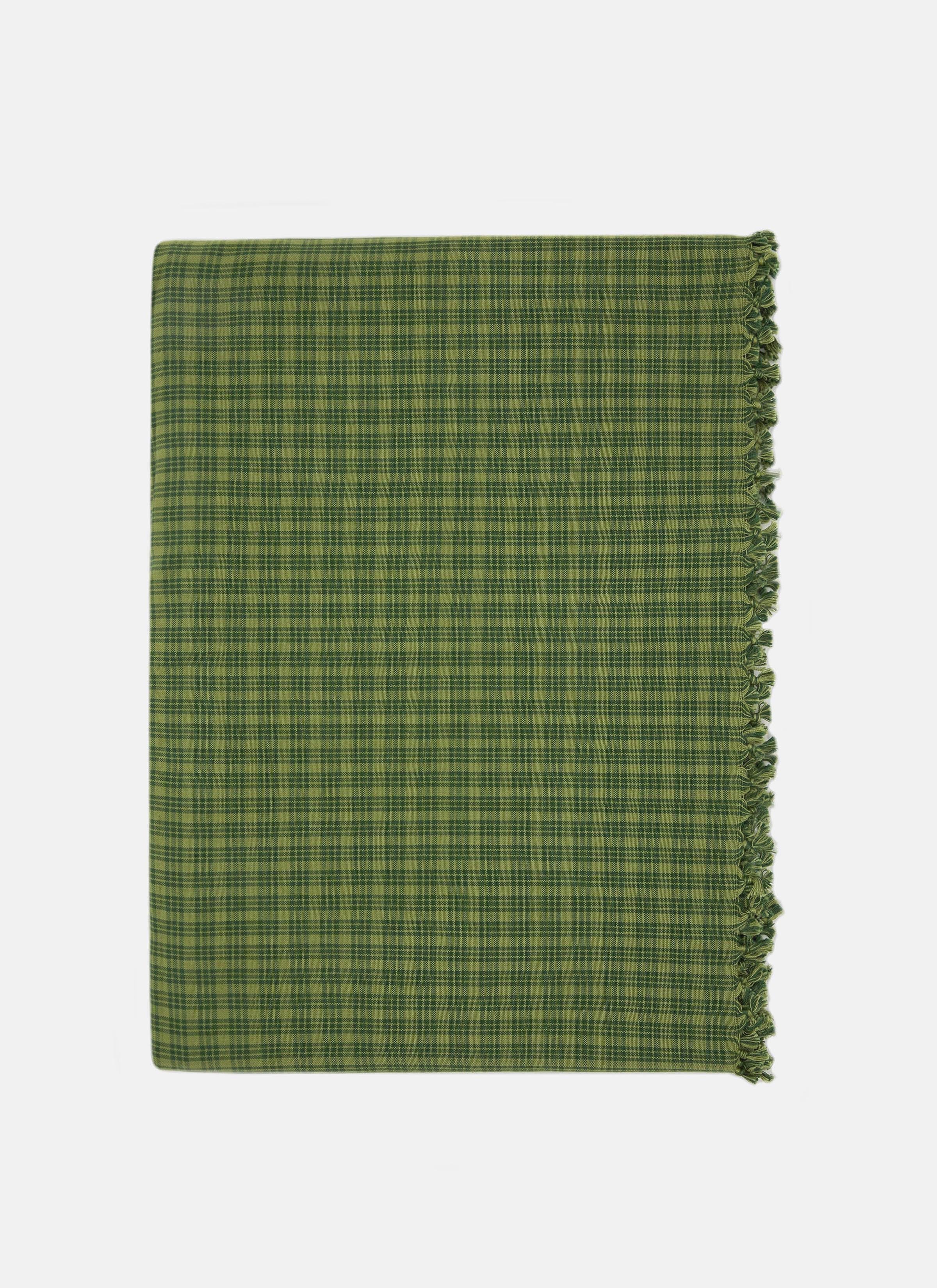 KATHERINE PLAID - Evergreen Tablecloth