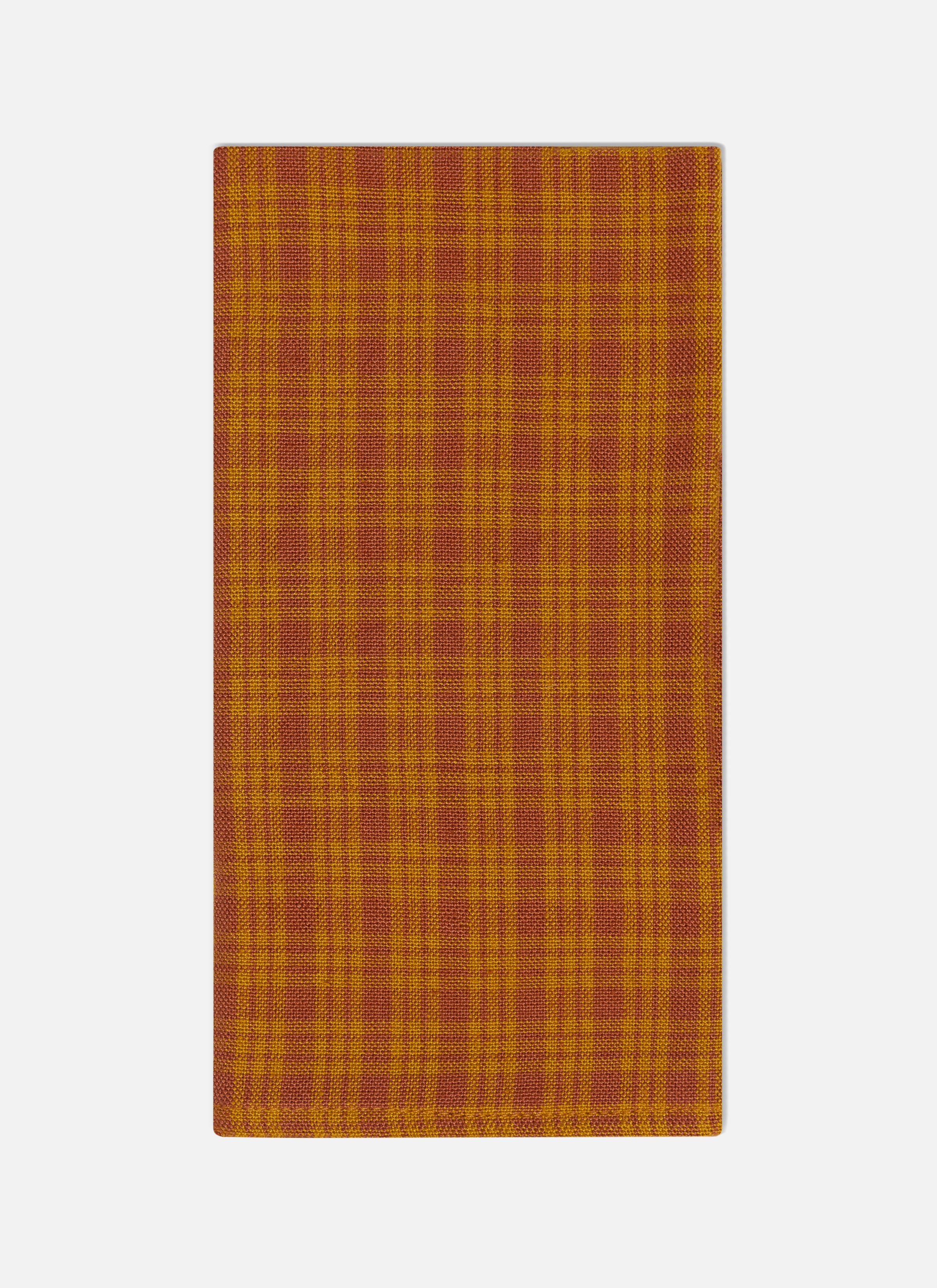 KATHERINE PLAID - Saffron Napkins