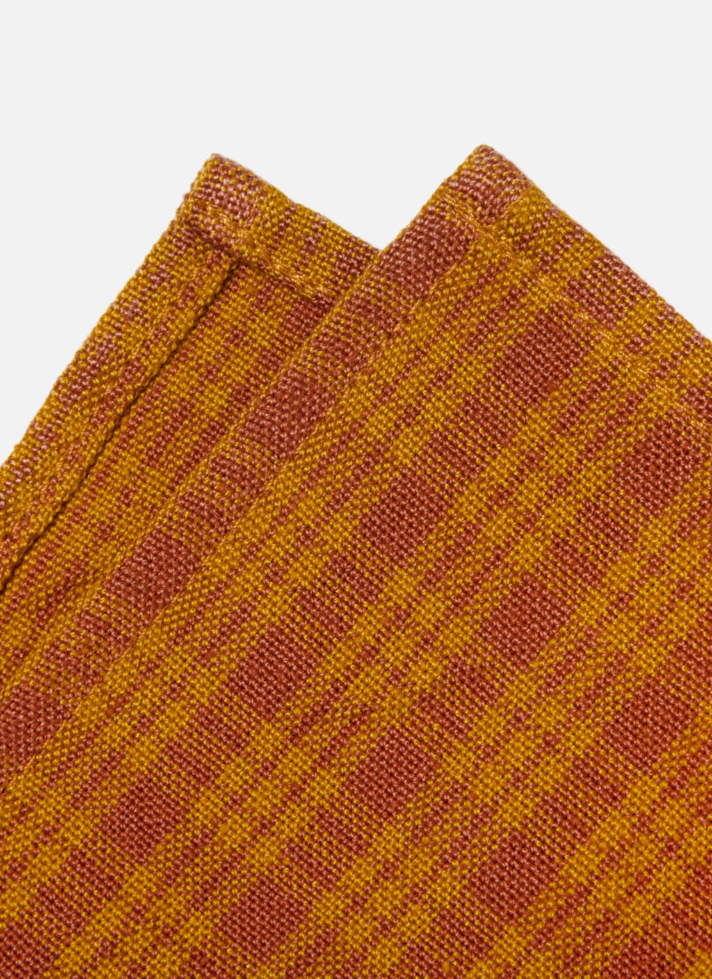 KATHERINE PLAID - Saffron Napkins