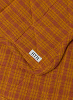 KATHERINE PLAID - Saffron Scalloped Quilted Placemat