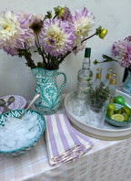 LILAC & CREAM - Stripe Napkins