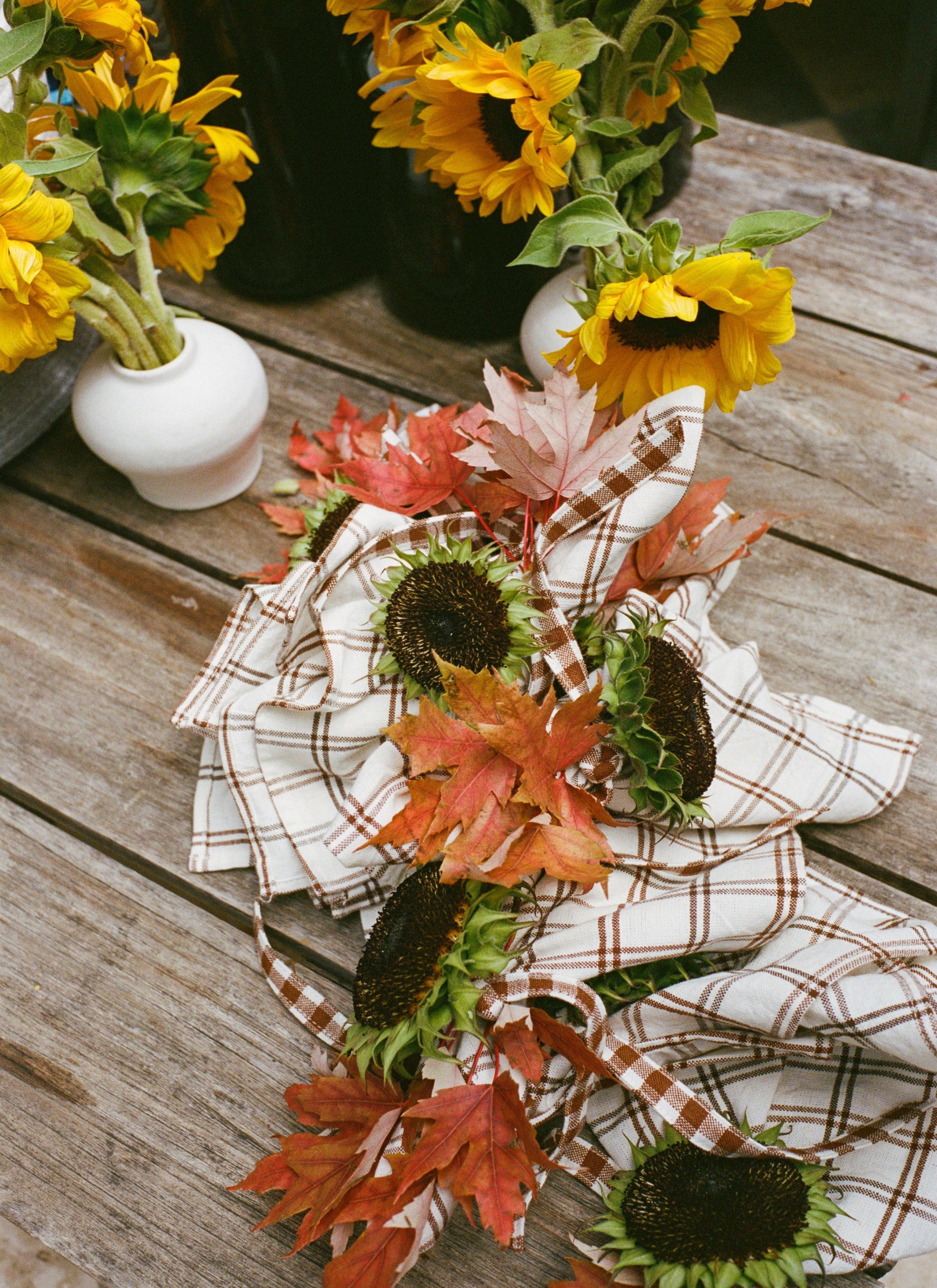 MAYFAIR PLAID - Nutmeg Napkins