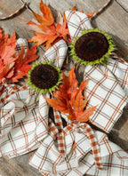 MAYFAIR PLAID - Nutmeg Napkins