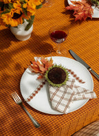 MAYFAIR PLAID - Nutmeg Napkins