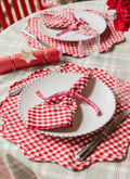 MINI GINGHAM - Red Napkins