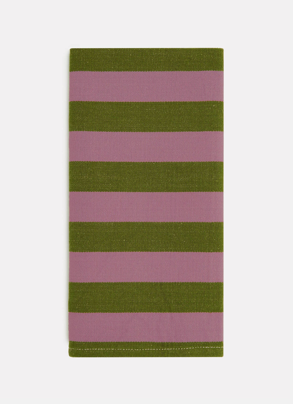 HTH x Domino MEDIUM STRIPE - Lilac & Moss Napkins
