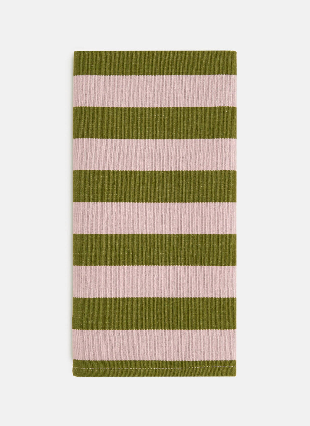 HTH x Domino MEDIUM STRIPE - Oat & Moss Napkins