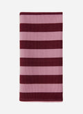 HTH x Domino MEDIUM STRIPE - Lilac & Pomegranate Napkins