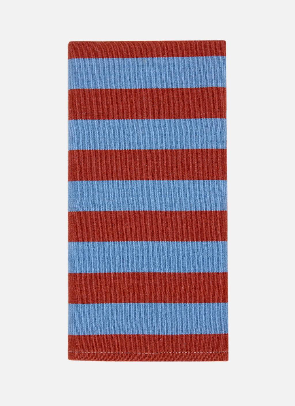 HTH x Domino MEDIUM STRIPE -  Tomato & Blue Napkins