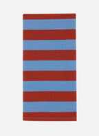 HTH x Domino MEDIUM STRIPE -  Tomato & Blue Napkins