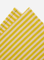 HTH x Domino MINI STRIPE - Lemon & Sand Napkins