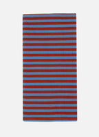 HTH x Domino MINI STRIPE - Tomato & Blue Napkins
