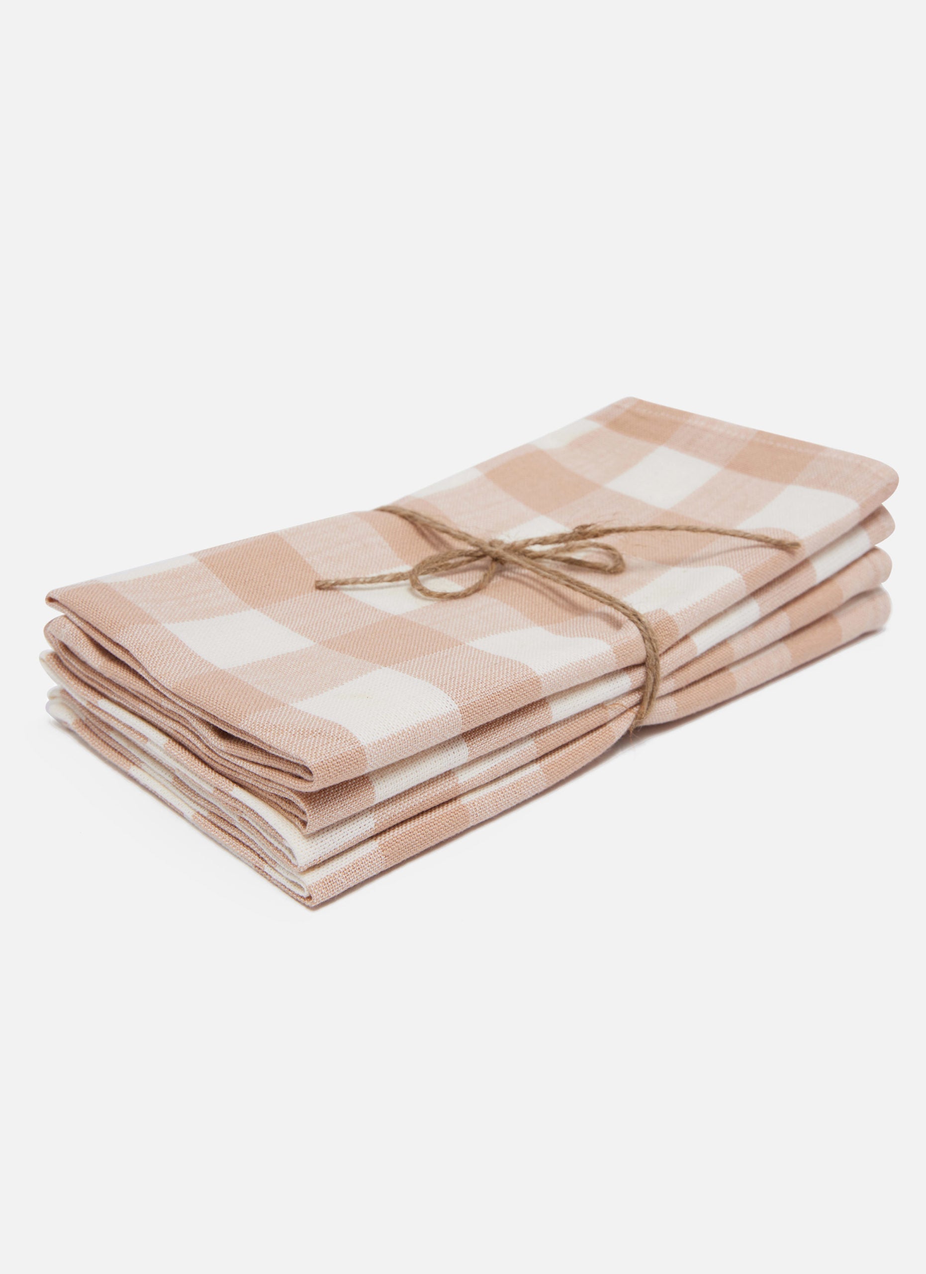 GINGHAM - Blush Napkins