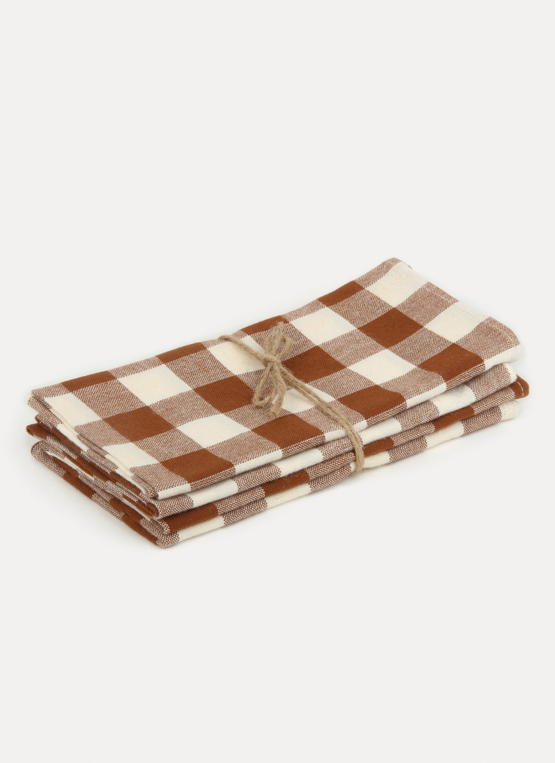 GINGHAM - Nutmeg Napkins