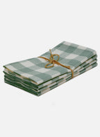 GINGHAM - Sage Napkins