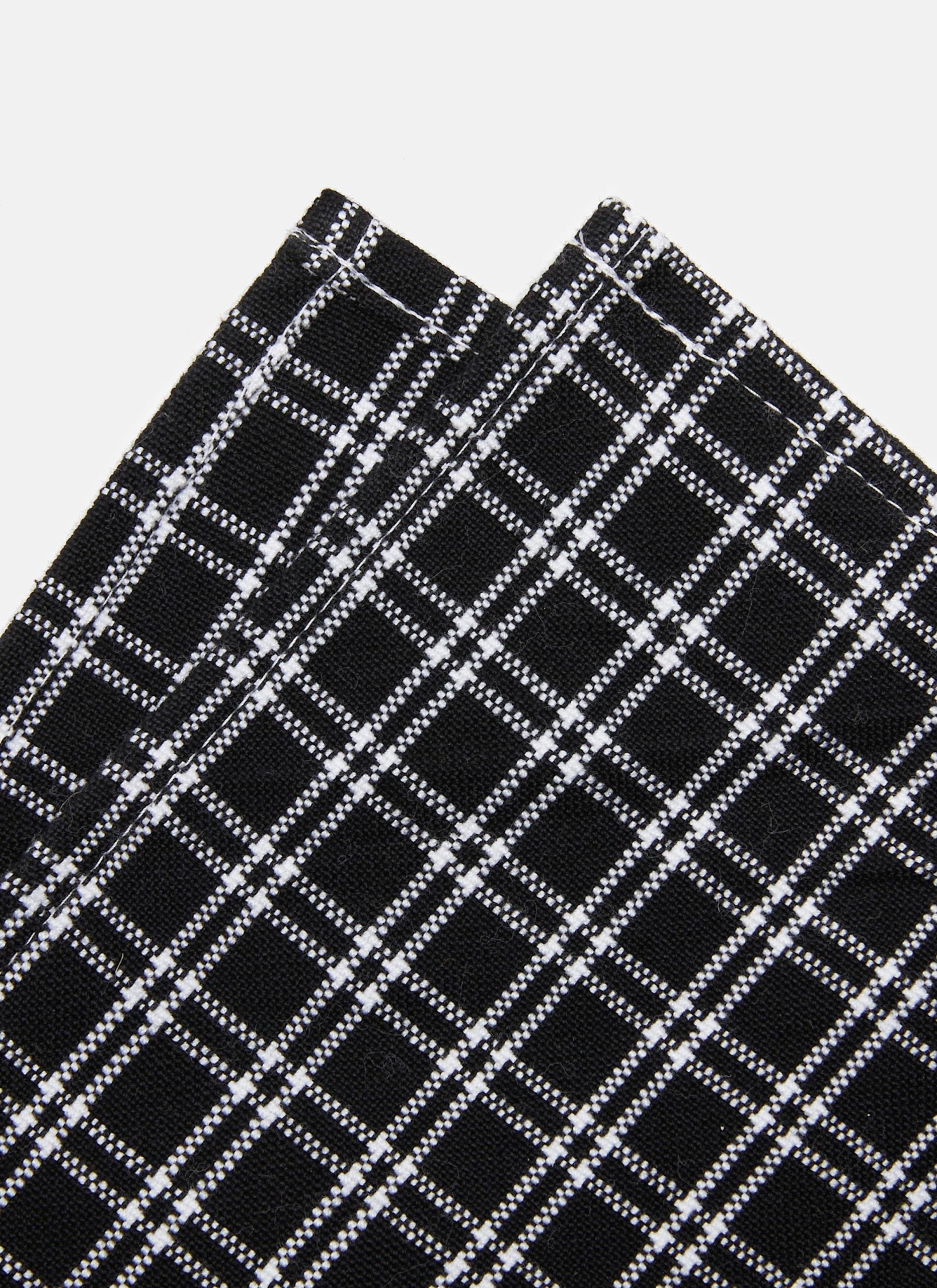 HARRISON PLAID - Black Napkins