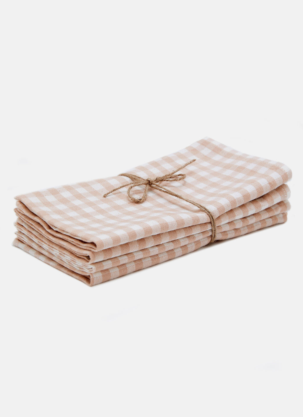 MINI GINGHAM - Blush Napkins