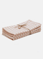 MINI GINGHAM - Blush Napkins