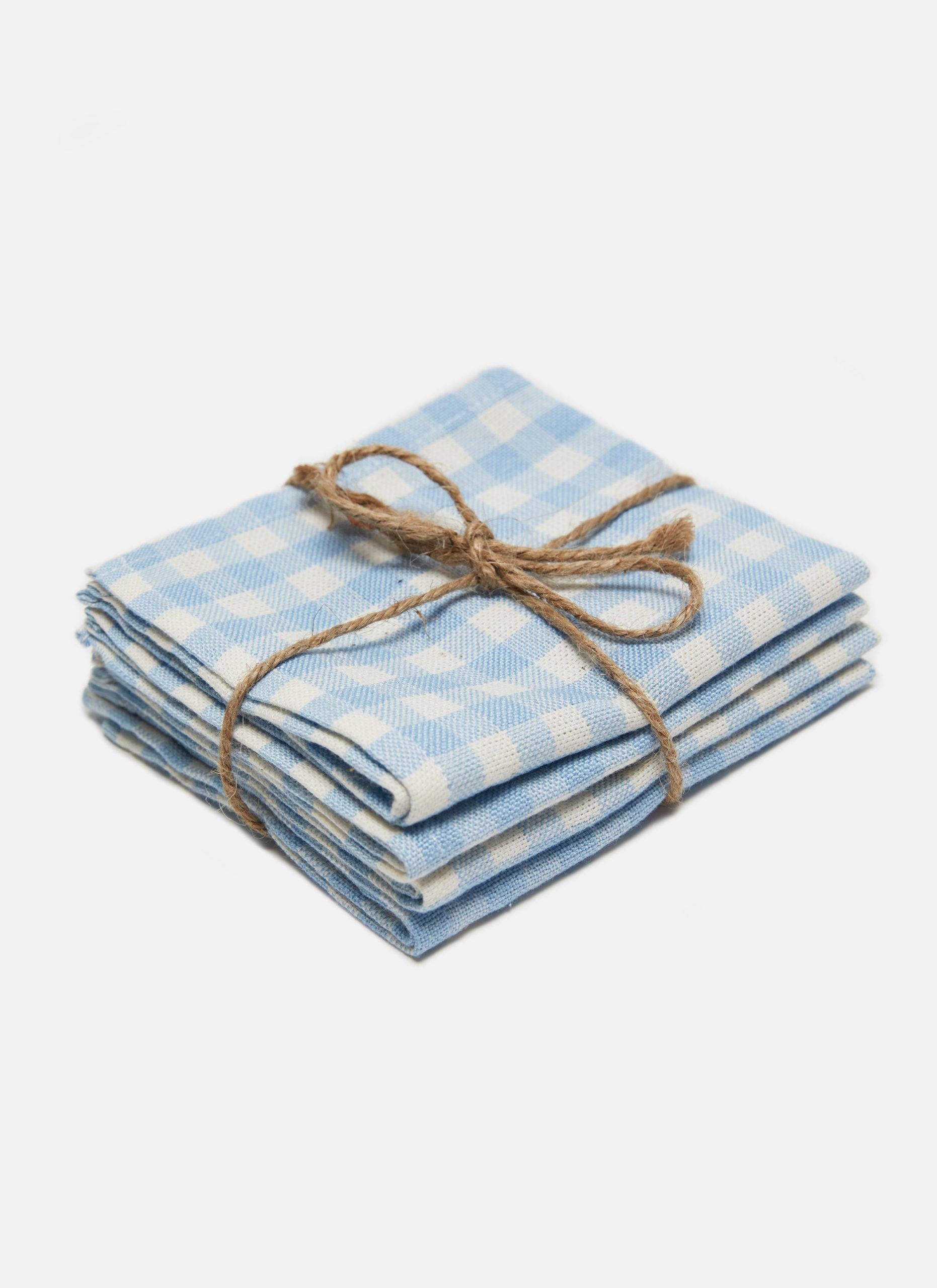 MINI GINGHAM - Baby Blue Kid Napkins