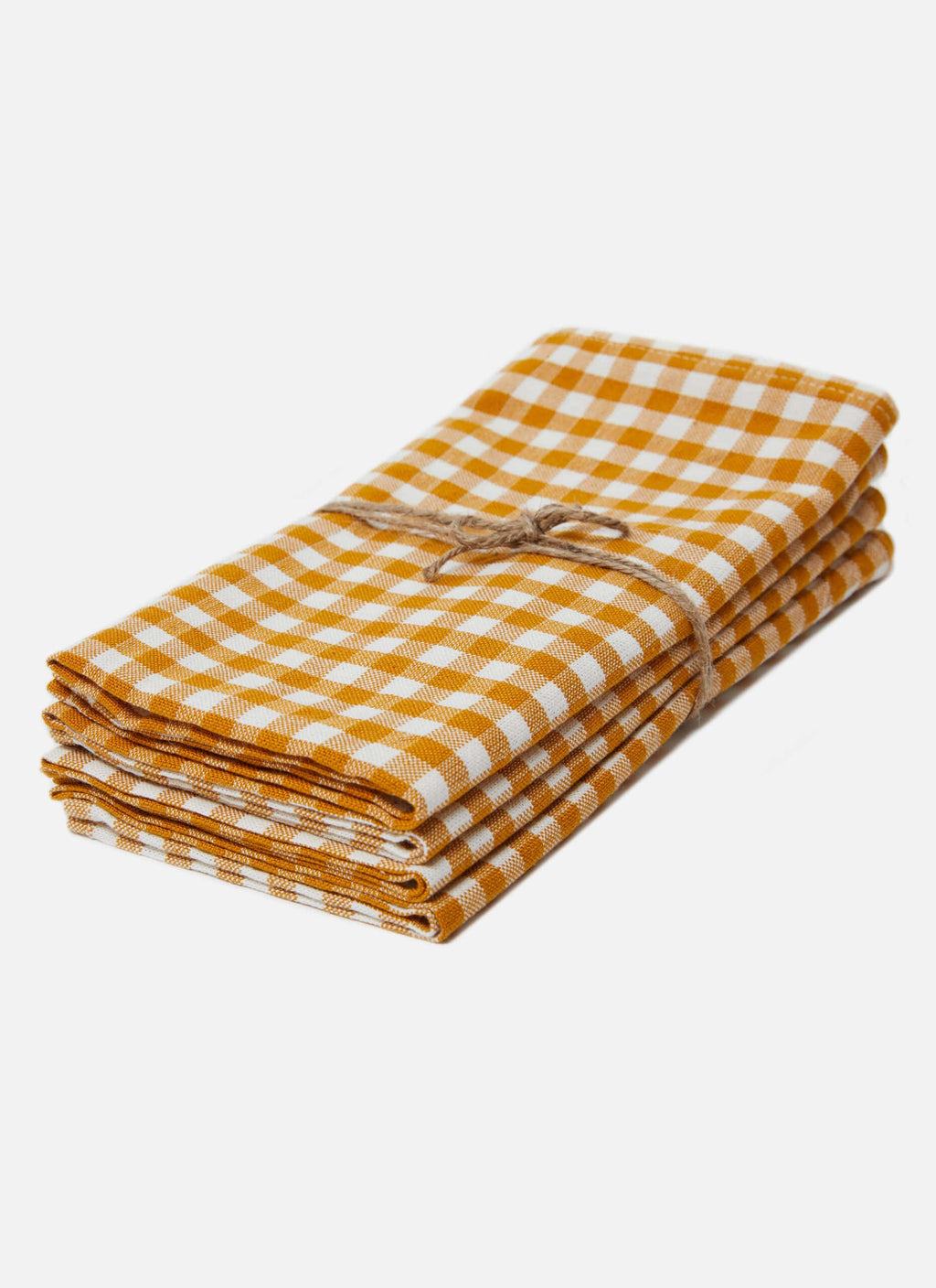 MINI GINGHAM - Goldenrod Napkins