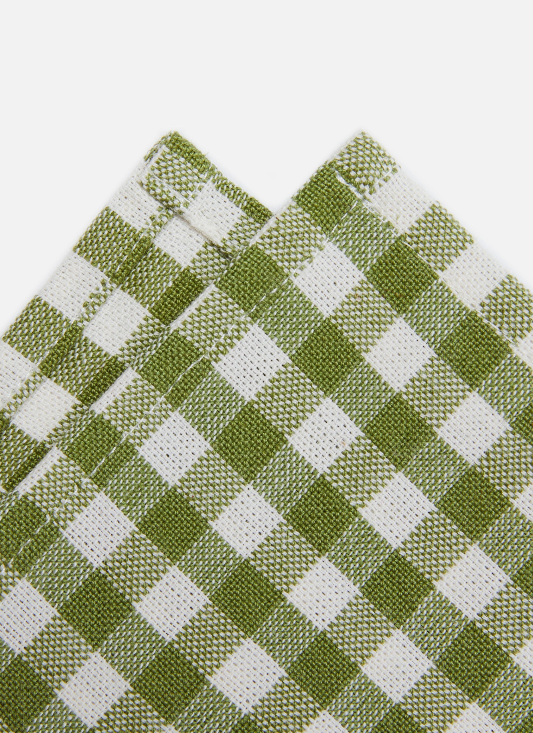 MINI GINGHAM - Olive Napkins