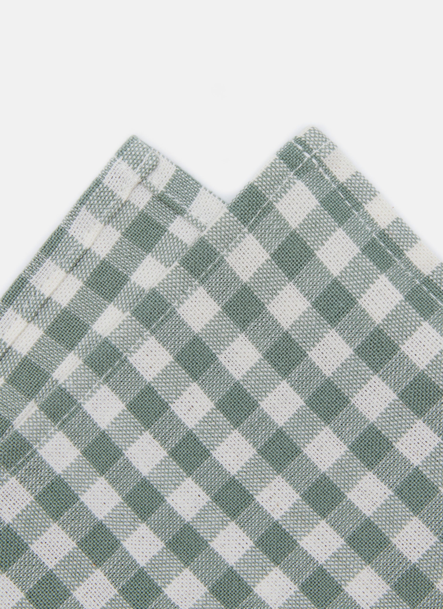 MINI GINGHAM - Sage Napkins