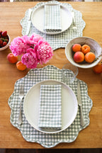 MINI GINGHAM - Sage Napkins