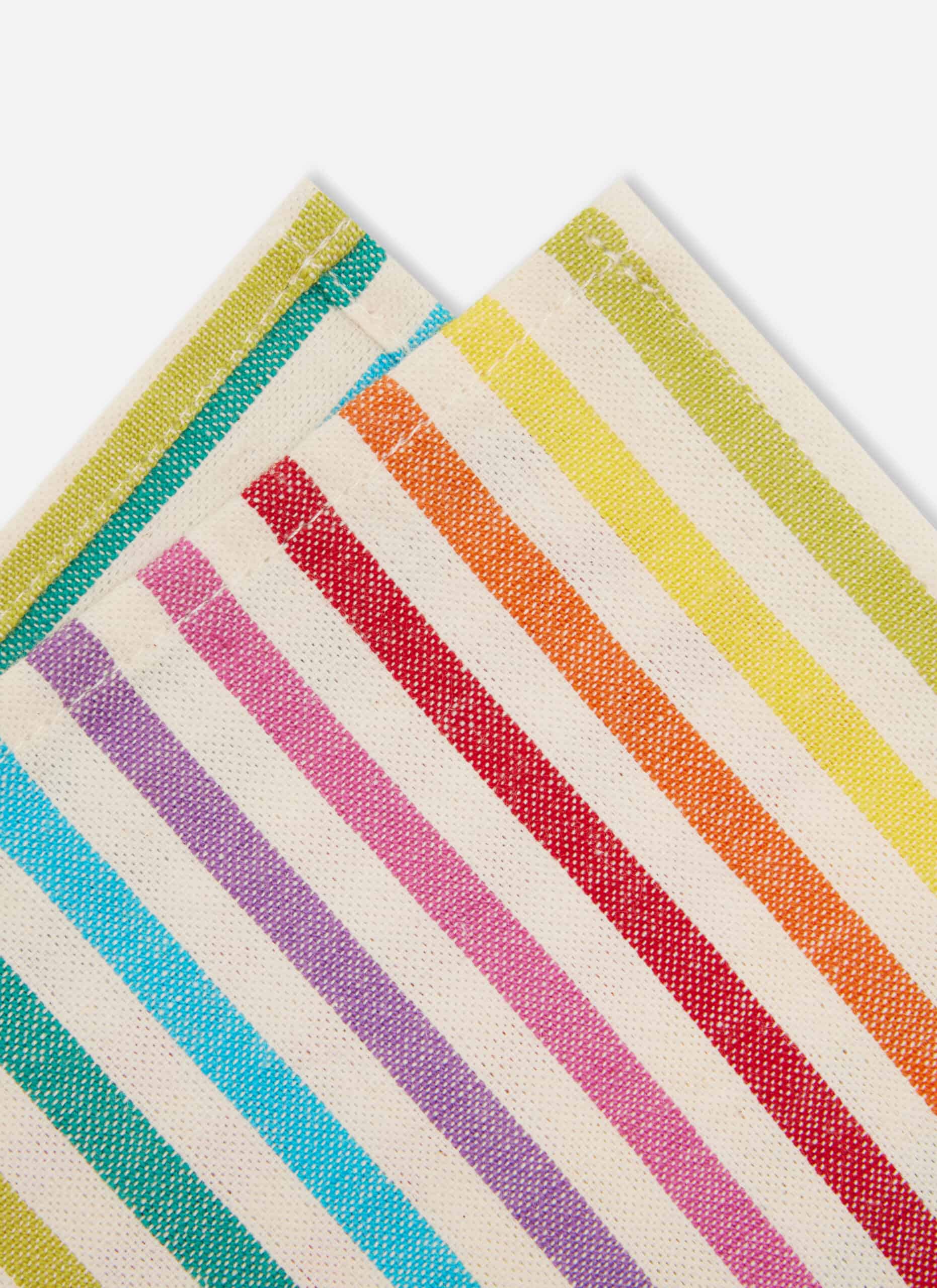 MULTI STRIPE - Rainbow Napkins