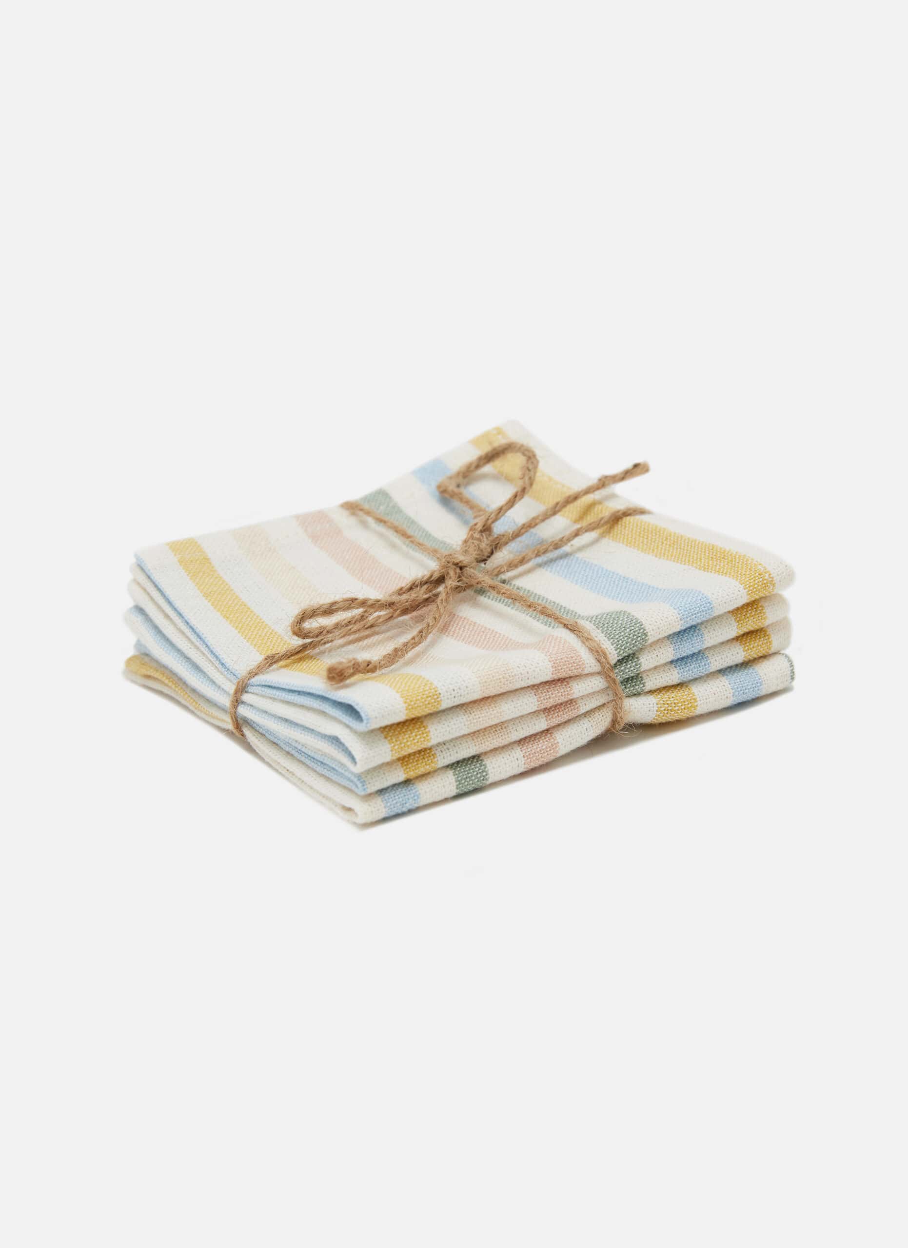 MULTI STRIPE - Spring Pastel Kid Napkins