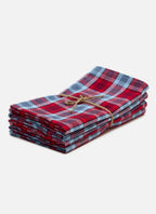 NANTUCKET PLAID - Red Napkins
