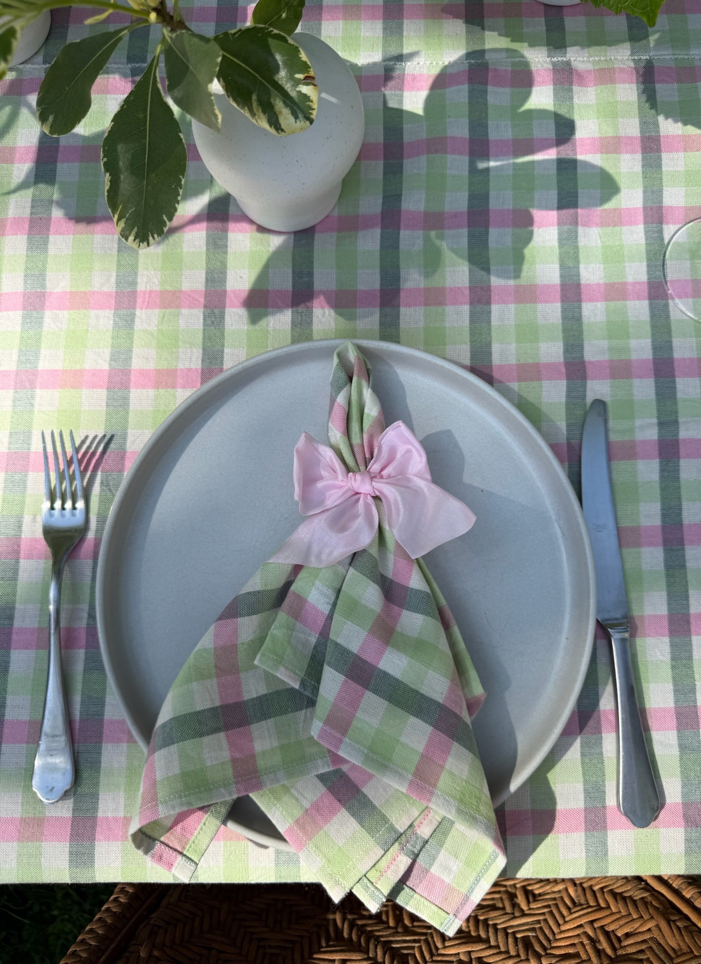 GINGHAM - Clover Napkins