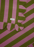 HTH x Domino MEDIUM STRIPE - Lilac & Moss Placemat