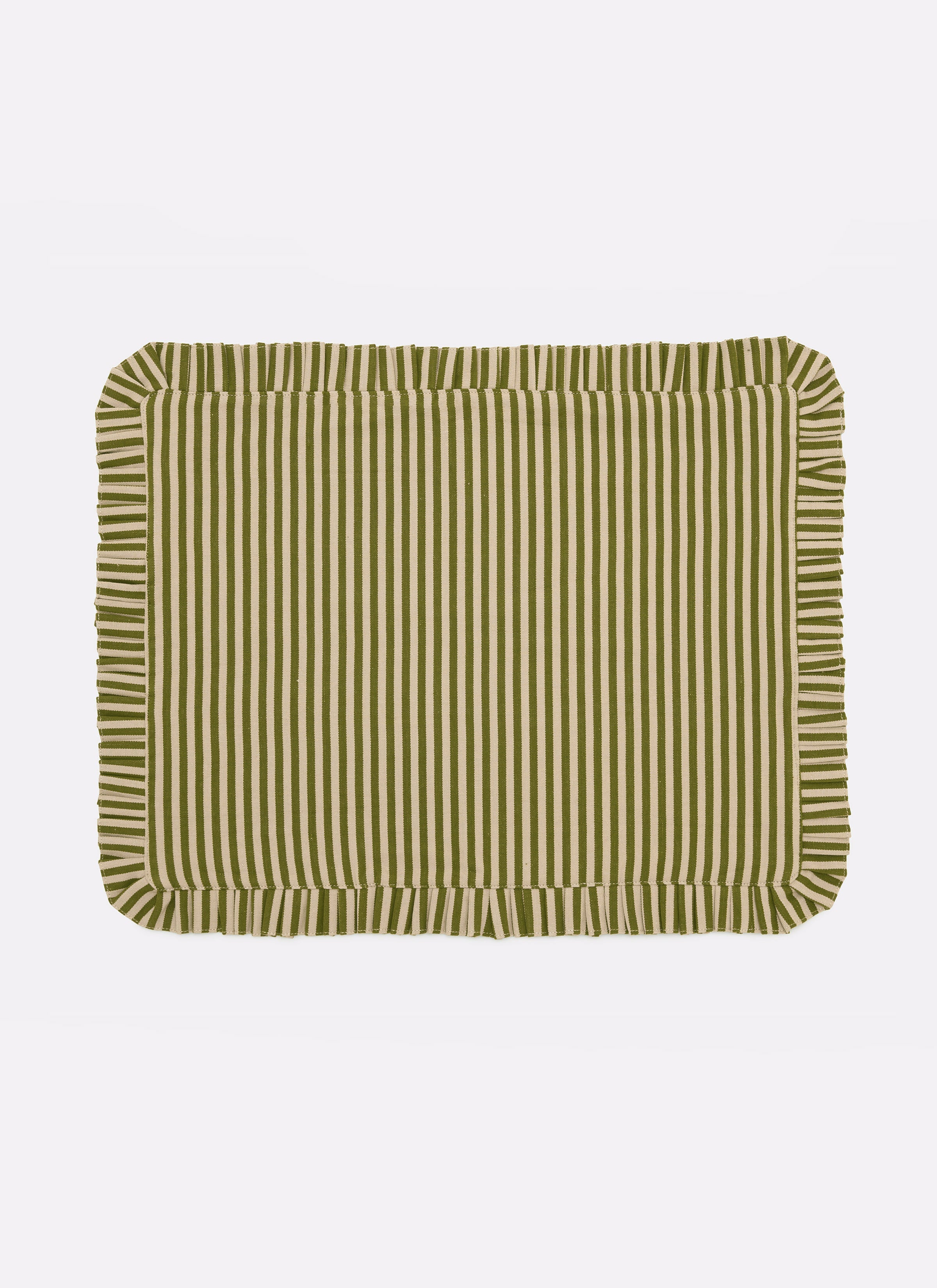 HTH x Domino MINI STRIPE - Oat & Moss Placemat