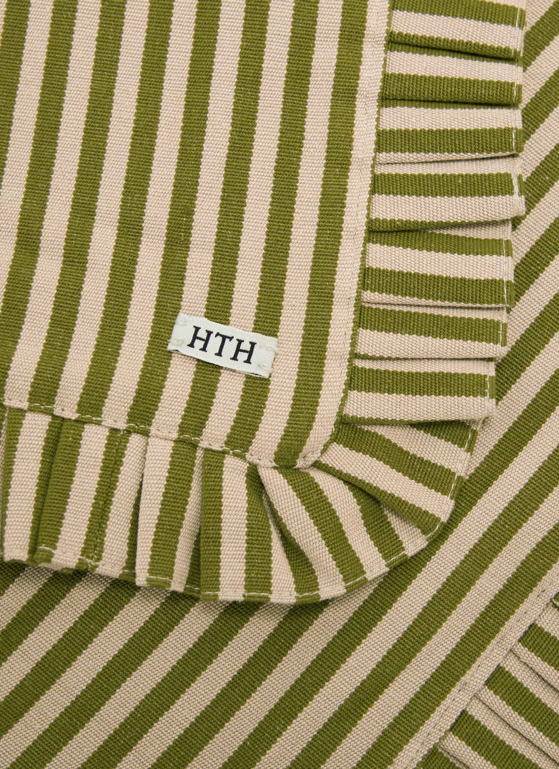 HTH x Domino MINI STRIPE - Oat & Moss Placemat