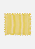HTH x Domino MINI STRIPE -  Lemon & Sand Placemat