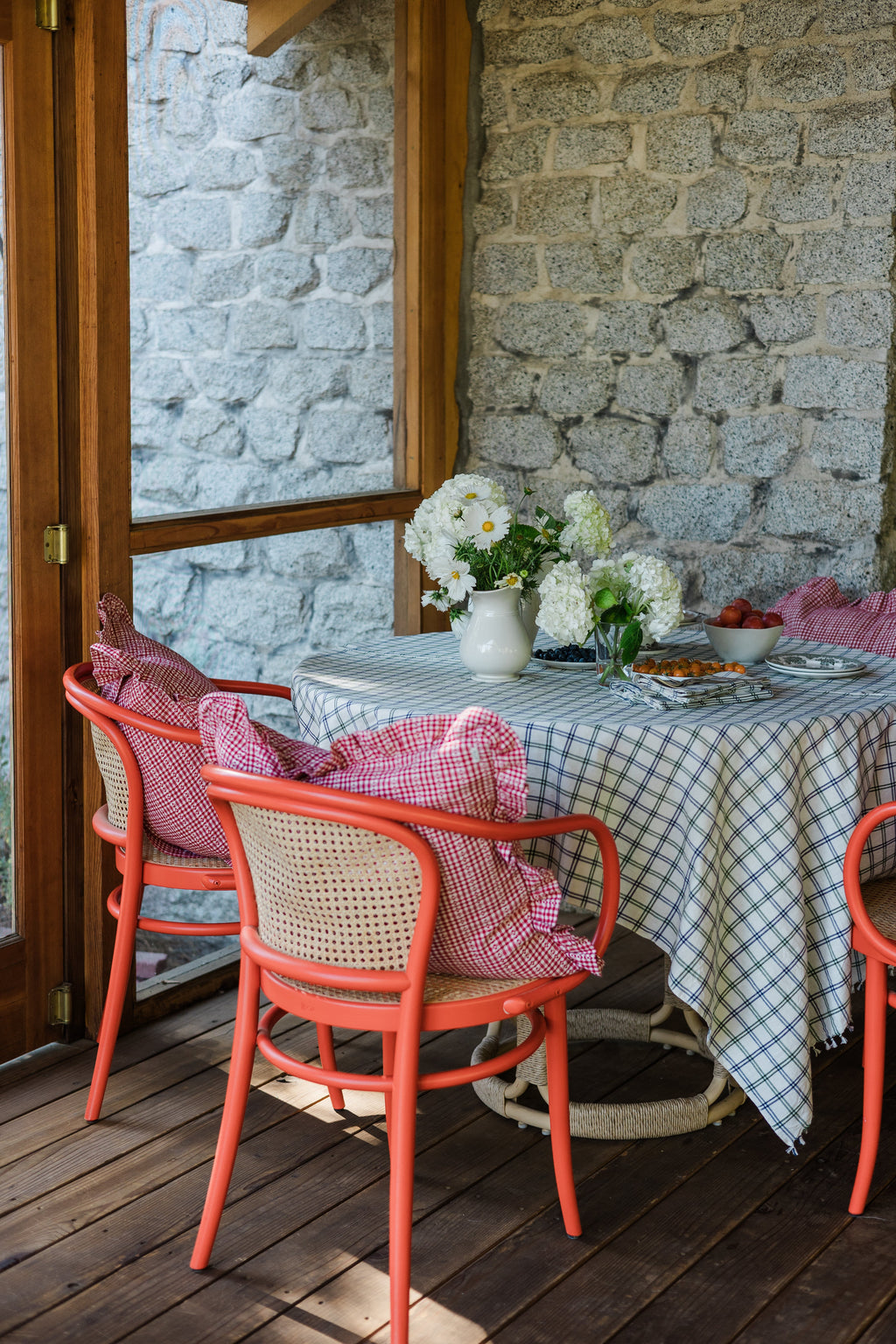 MAYFAIR PLAID - Hunter Tablecloth