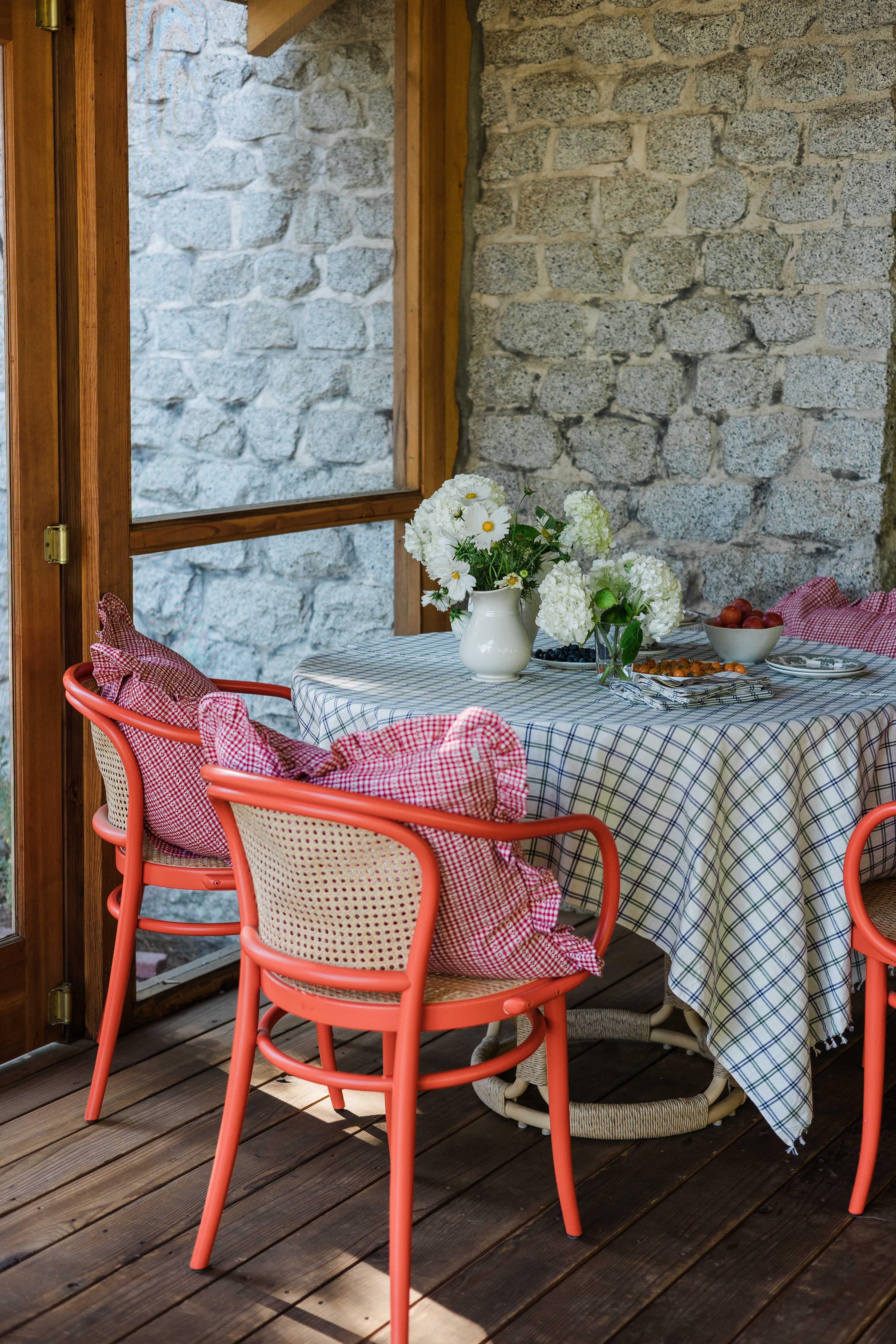 MAYFAIR PLAID - Hunter Tablecloth