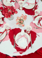 SOLID - Peony Quilted Heart Placemat