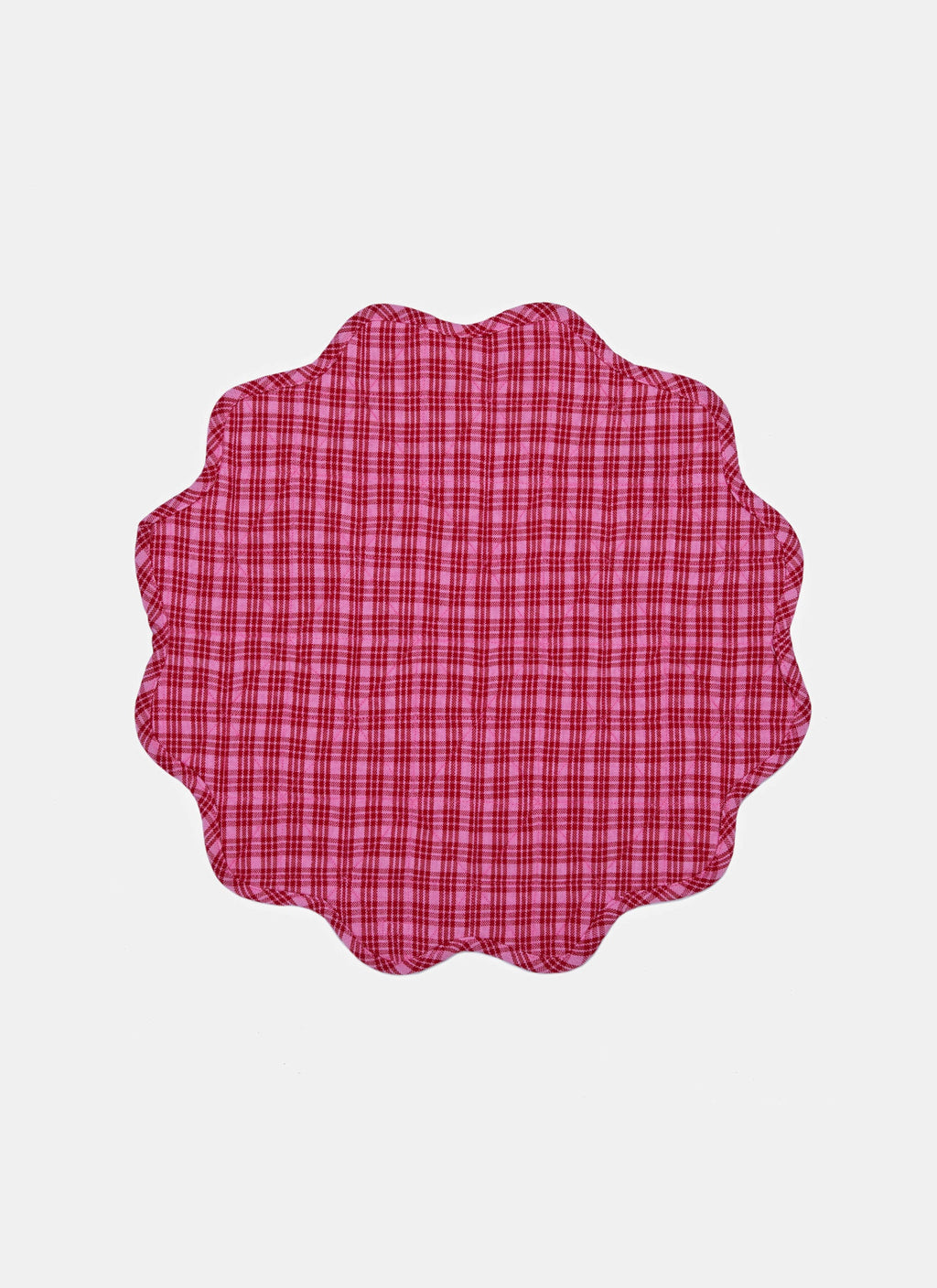 KATHERINE PLAID - Valentine Scalloped Edge Placemat
