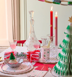 Festive Icon Stripes Dinner Plates (x8)