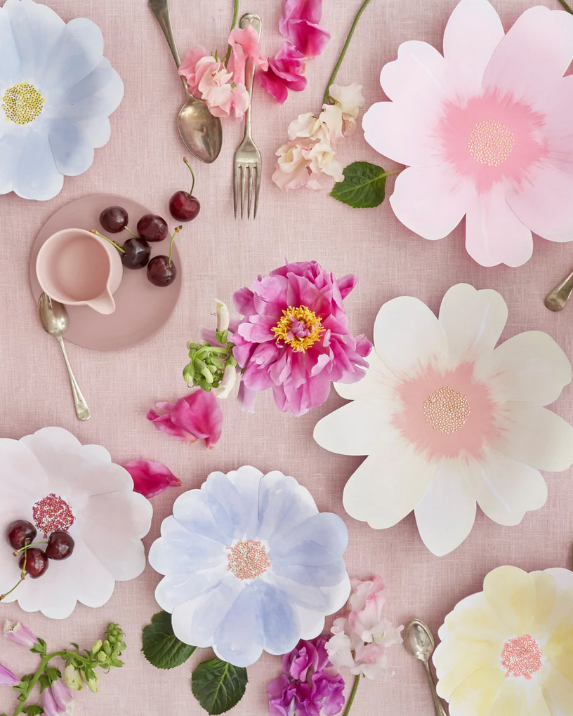 Flower Garden Large Plates