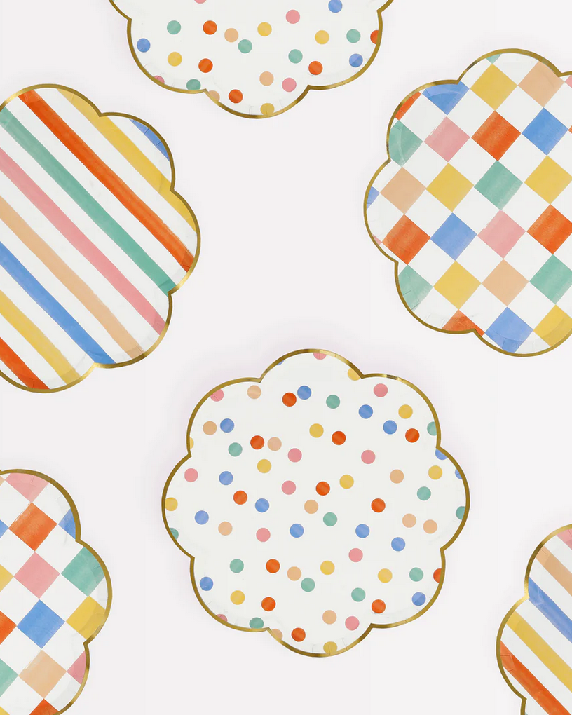 Colorful Pattern Side Plates
