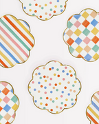 Colorful Pattern Side Plates