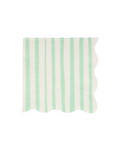 Mint Stripe Small Napkins