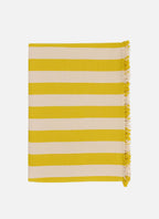 HTH x Domino WIDE STRIPE - Lemon & Sand Tablecloth