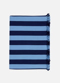 HTH x Domino WIDE STRIPE - Navy & Blue Tablecloth